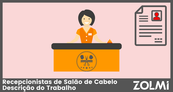 Recepcionista de Salão de Cabeleireiro Descrição do Trabalho