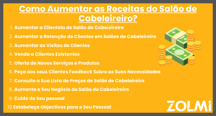 Como aumentar as receitas do salao de cabeleireiro