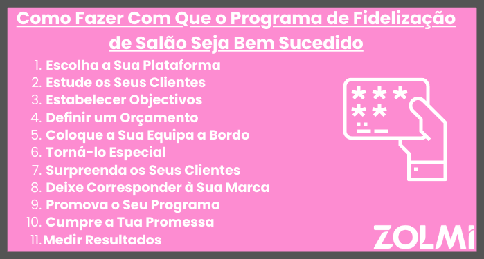 Como fazer com que o programa de fidelização de salão seja bem sucedido