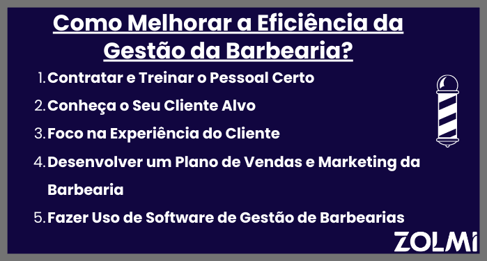 Como melhorar a eficiência da gestão da barbearia