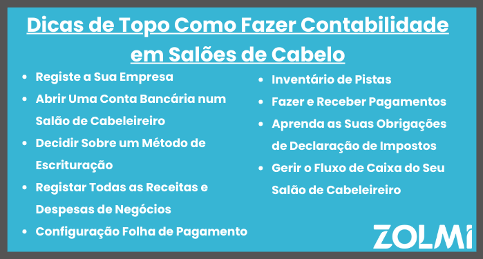 Dicas de topo como fazer contabilidade em saloes de cabelo