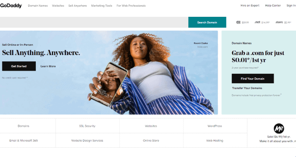 Godaddy construtor de websites de saloes de cabeleireiro