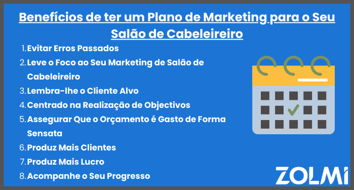 Benefícios de ter um plano de marketing para o seu salão de cabeleireiro