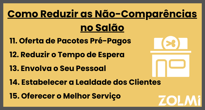 Como reduzir o no-shows do salao de cabeleireiro