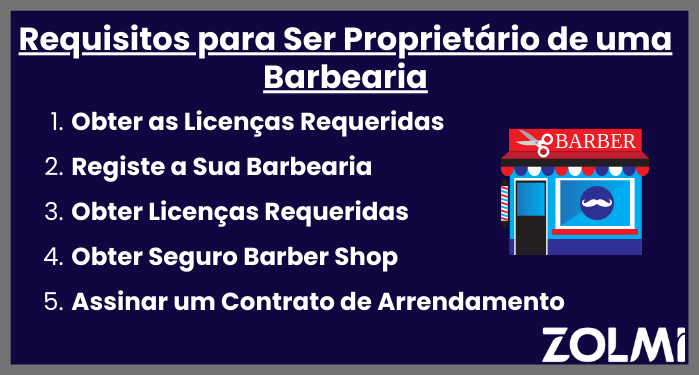 Requisitos para ser proprietário de uma barbearia